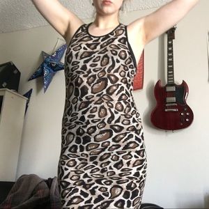 Animal Print Maxi Dress